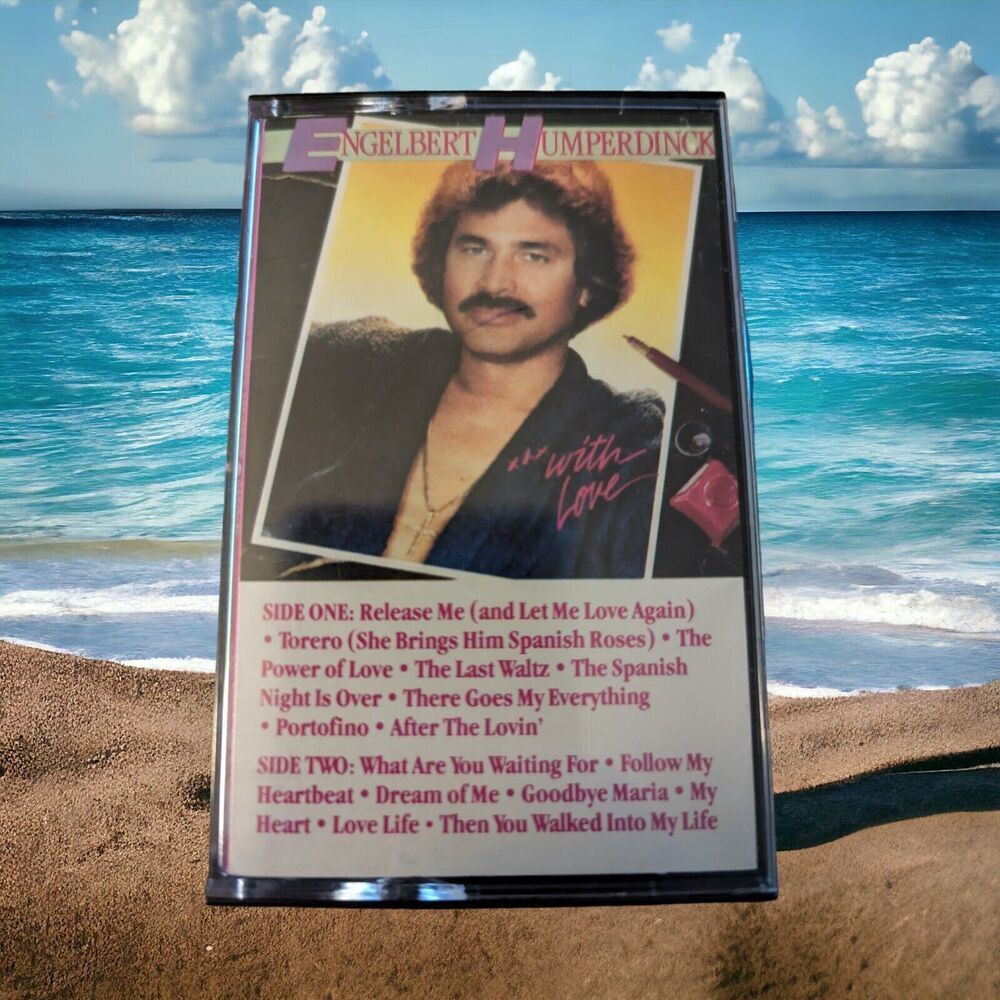 With Love Engelbert Humperdinck Easy Listening Music Album Cassette Tape Vintage